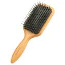 Boar Bristle Wooden Hair Brush - Premium Grade A Beechwood Paddle Handle, Redistributes Scalp Oils for Healing Dry Hair, Enhances Shine & Smoothness, for All Hair Types, for Men, Women, Kids, Elderly