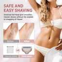 Orchrose Electric Razor for Women 2-in-1: Painless Rechargeable Shaver for Face Legs Underarms and Bikini Area Travel Lock