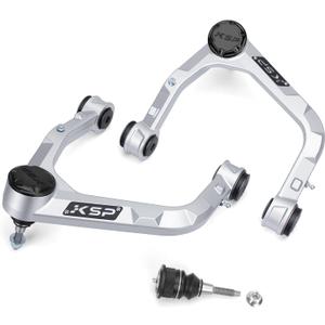 KSP Upper Control Arms for 2-4" Lift fit 19-25 Silverado Sierra 1500,Forged Aluminum UCA with OE Style Rubber Bushing fit for Chevy GMC New Model,Aftermarket Control Arm With 3pcs Greasable ball Joint
