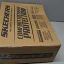 Skechers Men's Memory Foam Seat Covers, Air Cool Mesh Thick Car Seat Covers, Car Seat Covers Front Seats Airbag Compatible, Universal Automotive Comfort for Most Cars, Vans, Trucks, SUV,Black