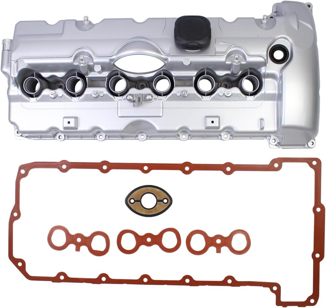NewYall 3.0L Aluminum Engine Valve Cover for BMW 325i 325xi 330i 330xi Z4 525i 525xi 530i 530xi 2006 2007