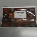 Thinkor Reposition Laminated Bible Tabs, Large Print Stickers, Easy to Read & Apply Bible Tabs for Women & Man (Earthy Brown)