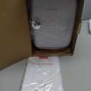 CROWNFUL Mini Fridge, 4 Liter/6 Can Portable Cooler and Warmer Personal Refrigerator for Skin Care, Cosmetics, Beverage, Food,Great for Bedroom, Office, Car, Dorm, ETL Listed (White)