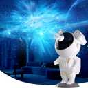 kathluce Galaxy Projector, Tiktok Astronaut Nebula Night Lights, Remote Control Timing and 360Rotation Magnetic Head,Star Lights for Bedroom,Gaming Room Decor (Silver)