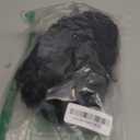 Baruisi Mens Black Curly Wig Short Synthetic Halloween Cosplay Costume Replacement Hair Wigs