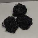 WhaleLife Loofah Bath Sponges - Black Gentle Exfoliating Shower Loofah for Rich Lather, Durable Mesh Body Scrubber for Men & Women 4 Pack