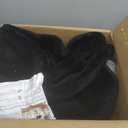 Amearea Modern Area Rugs for Bedroom Living Room, 4x6 Feet Black Thickened Memory Foam Rug, Fluffy Indoor Washable Rugs Non Slip Minimalist Carpet for Kids Boys Girls Dorm Nursery Room Decor