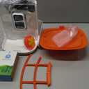 birdsnap TUC Bird Feeder with Camera 2K HD, Solar Panel 32GB Card 4-in-1 Perch, 160View Auto Detect & Notify AI Identify Video Bird Camera Wireless Outdoors Ideal Gift for Birds Lover (Orange)