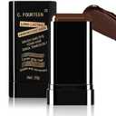 2 x Safe and Convenient Comb Hair Dye, Portable Hair Color Comb for Gray Hair Coverage, Waterproof and Sweat-Proof Hair Concealer Stick, 2 in 1 Instant Dye, for Women & Men (Coffee, 03)