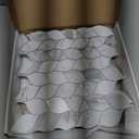 Tilingview 10-Sheet Peel and Stick Backsplash Tile for Kitchen, Self-Adhesive Mosaic Leaf Shape PVC Mixed Metal Wall Tile with Gaps (Leaf Gaps Marble)