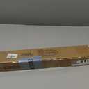 Double Curtain Rods for Windows, 1''Front and 5/8''Back Double Drapery Rods with Premium Aluminum Brackets and End Cap Finials, Adjustable Double Window Curtain Rod (Warm Gold, 36-72")