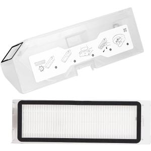 Dust Bin Box Compatible with Roborock Q Revo Robot Vacuum Cleaner/Roborock P10 Vacuum Cleaner - Waste Collection Dustbin Box Replacement Accessories Spare Parts