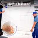 Mattress Storage Bag Full Size for Moving and Storage - Heavy Duty, Reusable and Waterproof Mattress Cover for Moving - Protect Beds from Stains, Dust, and Pest Damage