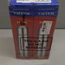 Domensi 2 Pcs Stainless Steel Thermal Bottle 17 oz/ 500 ml Hot Water Flask Coffee Travel Mugs with Cup Cafe Sealed Vacuum Insulated Bottles for Hot Drinks