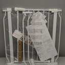 BalanceFrom Easy Walk-Thru Baby and Pet Safety Gate with Hold-Open and Auto-Close  Adjustable Steel Barrier for Stairs, Doorways, and Hallways, No Drilling Installation