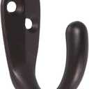 Hardware Essentials 852286 Clothes Hooks Oil Rubbed Bronze -2 Pack