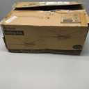 2 Pack Flush Mount 42 Inch Farmhouse Ceiling Fan with Light, Caged Ceiling Fans for Bedroom Living Room, DoubleSided 5 Blades Rustic Ceiling FanBlack