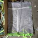 Gardenature 60" Kids Trampoline Indoor, 5ft Toddler Mini Trampoline with Basketball Hoop, Gymnastics Bar, Rings, Christmas Toys Birthday Gifts for Girls Boys Age 3-8, Green