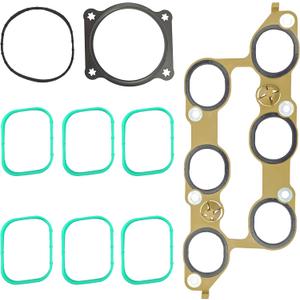 MS972401 Lower Upper Intake Manifold Gasket Set for Chevy Camaro Caprice Colorado Equinox Impala Traverse Buick Enclave Lacrosse GMC Acadia Terrain Cadillac ATS CTS SRX XTS 3.6L LFX LLT DOHC