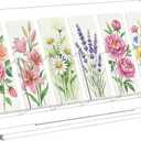 1 Pc Freestanding Acrylic Bookmark Display Holder for Business Multiple No Assembly Required 2'' Bookmark Organizer Stand for Vendors Retail Store Craft Show (One-Layer 6 Slots)