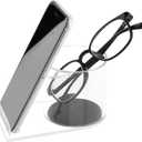 CM Multifuntion Eyeglass Holder Smart Phone Holder Glasses Cellphone Holding Acrylic Stand Desktop Organizer for Home Office Desktop Decoration Decor