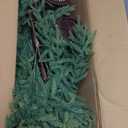 Set of 3 2ft 3ft 4ft Pre-lit Twinkle Christmas Norfolk Pine Tree with 175 LED Light Realistic Artificial Trees with Woven Basket Base Xmas Holiday Decor for Indoor Living Room Home (Norfolk Pine Tree)