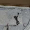 48" 24" Half Moon LED Mirror for Bathroom, Lighted LED Vanity Mirror with Backlit, Anti-Fog,Dimmable 3-Color Lights, Frameless Irregular Smart Mirror