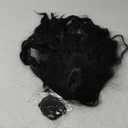 Kids Black Wig Child Long Black Wig with Bangs Girls Wavy Curly Wigs Synthetic Hair Wigs Include Cap