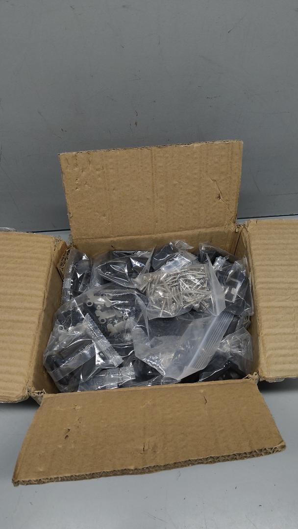 Adjustable Angle Connectors with Shoes for 1/2'' Square Balusters,Baluster Swivel Connectors with Screws (50 Connectors & 25 Flat Shoes & 25 Slant Shoes)