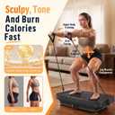 Vibration Plate Exercise Machine 460 Lbs Capacity, 200 Speeds Full Body Workout Vibrating Plate for Lymphatic Drainage Weight Loss, Shake Platform with Bluetooth for Women Men,2D6Z