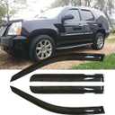 4pcs Original Shatterproof Rainproof Side Window Wind Deflectors for 07-14 Tahoe,Tape-On Rain Guard Sets,Nice Looking Window Visors for Cars,Vent Deflector for 2007-2014 Tahoe (GMT900)/Yukon 94514