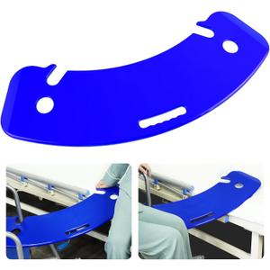 YHK Transfer Board and Slide Board, Sliding Transfer Boards to Transfer to Wheelchairs, Hangable Slide Assist Device for Seniors from Wheelchair to Bed, Toilet, Car, Hold up to 440 lbs (Blue)