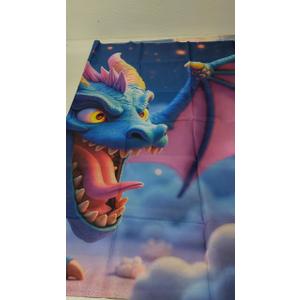 Large Banners Indoor Outdoor Personalized Banner Colorful of dragons Party Signs 300D Polyester Blank Banner With Four Metal Round Holes Banners for Party Decoration