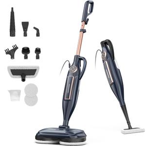 DEVOAC VM6 Scrubbing Steam Mop with Rotating Mop Pads