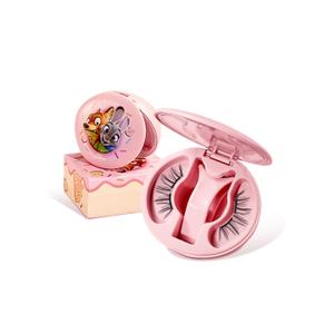WOSADOZootopia1 Soft Magnetic Eyelashes Kit with Applicator, Disney [Judy] 21.5mm Reusable Glue-free Wispy Magnetic Lashes, Cruelty-free False Lashes, Waterproof, Lightweight, Suit for Heavy Makeup