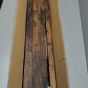 upsimples Floating Shelves for Wall, 35.5 Inch Shelves for Decor Storage Set of 6, Wall Mounted Wood Shelf for Bedroom, Living Room, Bathroom, Kitchen, Long Picture Ledge Shelves, Brown