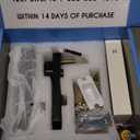 LOCKSTAR Smart Door Lock  Keyless Entry Deadbolt Door Lock  Multiple Entry Methods  APP  Fingerprint Touch ID  Keypad Code  Card FOB  Traditional Key  Smart Home Devices (Black)