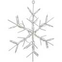 Northlight 13" White LED Lighted Snowflake Christmas Window Silhouette
