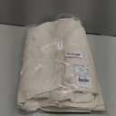 NICETOWN Natural Linen Curtains 84 inch Long 2 Panels Set, Grommet Top Thick Linen Burlap Semi Sheer Vertical Drapes Privacy Assured with Light Filtering for Bedroom/Living Room, W55 x L84