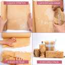 Honeycomb Packing Paper for Moving -12 In x 65 Ft, Shock Proof Brown Wrapping Paper Roll for Shipping With 20 Fragile Stickers & 100Ft Jute Twine -Sustainable & Recyclable Moving Bubble Packing Roll