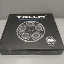 Music Boxing Machine, Interactive Punching Trainer with Boxing Gloves, Large Size Wall Mounted Electronic Boxing Target for Adult Kids, 9 Modes & 9 Speeds (Black)