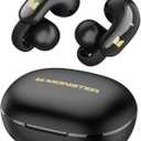 Monster Open Ear AC228 Wireless Headphones, Clip-On Earbuds, Adaptive Comfort, Immersive Audio, Bluetooth 6.0 Open Ear Earphones with ENC Clear Call, 30H Playtime, IPX5 Water Resistant, Black