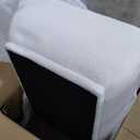 Sectional Sofa Couch, Modern U Shaped Sectional Couch with Ottoman, Modular Sectional Sofa Cloud Couches for Living Room (White, 4 Set + 2 Ottoman)