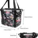 RAYMACE Bicycle Basket Dog Bike Handlebar Basket Front,Folding Detachable Quick Release Easy Install,Cycling Picnic Bag