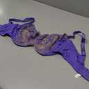 Skarlett Blue Entice Full Coverage Underwire Non Padded Everyday Bra with Lace fits up to H Cup (38G, Moon Drop/Nylon)