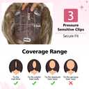 Short Pixie Cut Hair Topper Pieces for Women with Thinning Hair, Soft, Lightweight, and Easy to Apply for a Chic Look, Perfect for Daily Use & Styling