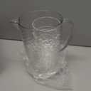 84 oz Crystal-Clear Pitcher with 4 Tumblers Set, BPA-Free Food-Grade Jug with 3-Position Lid & Spout  Large Beverage Pitcher for Party, Iced Tea, Lemonade, Sangria, Fridge,Clear