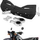 JFG RACING Dirt Bike Handguards,Motorcycle 7/8'' and 1 1/8'' Hand Guards Aluminum Universal for Dirt Pit Bike MX Motocross Supermoto Racing ATV Quad KAYO - Black