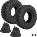 3.00-4 260x85 10x3 Tires and Inner Tube For Off-road Go Kart, ATV, Scooter, E300, E325, Goped, 4 Wheeler Vehicle, Utility Dolly, Hand Truck Tires,Tire Tubes With TR87 Bent Angled Valve Stem 2 Sets