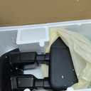 Left Driver Side Tow Mirror Fits for Ford F250 F350 F450 F550 2017-2022 Support Power Folding & Glass Adjust Power Heated with BSM Turn Signal & Puddle & Driving Light 13 Pins